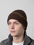 Шапка STETSON арт. 8589310 BEANIE MERINO WOOL (коричневый)